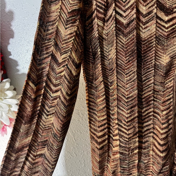 Missoni for Target Metallic Brown Zigzag Top - Picture 3 of 4